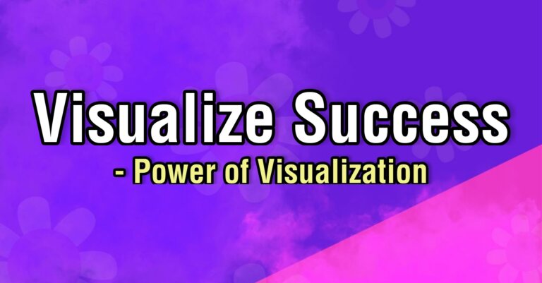visualize your own success