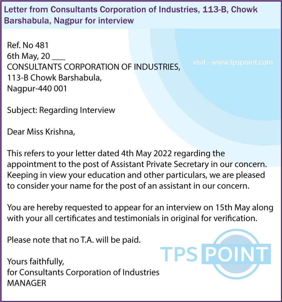 https://tpspoint.com/application-for-the-post-of-an-assistant-private-secretary-in-the-office-of-the-consultants-corporation-of-industries-chawri-bazar-nagpur/